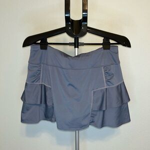 Athleta Women's Blue Ruffle Skort